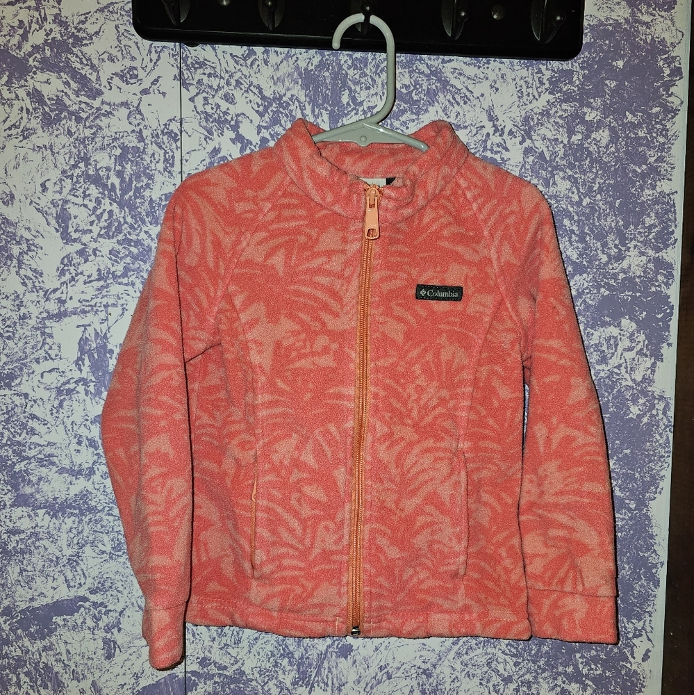 Toddler girls Columbia fleece zip up